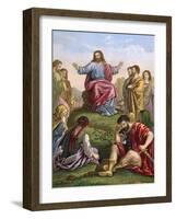 Sermon on Mount-null-Framed Art Print