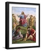 Sermon on Mount-null-Framed Art Print