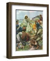 Sermon on the Mount, 1922-Harold Copping-Framed Giclee Print