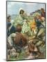 Sermon on the Mount, 1922-Harold Copping-Mounted Giclee Print