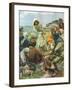 Sermon on the Mount, 1922-Harold Copping-Framed Giclee Print