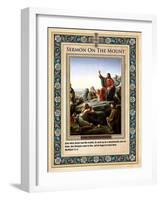 Sermon on the Mount-Carl Bloch-Framed Giclee Print