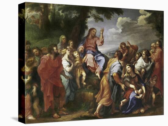 Sermon on the Mount-Hendrick Krock-Stretched Canvas