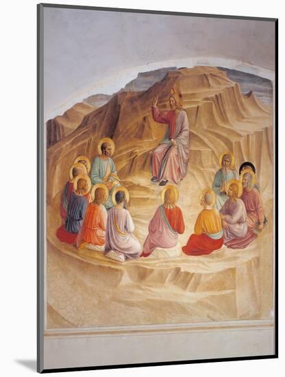 Sermon on the Mount-Beato Angelico-Mounted Art Print