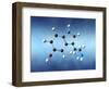 Serotonin Neurotransmitter Molecule-David Mack-Framed Premium Photographic Print