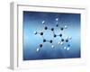 Serotonin Neurotransmitter Molecule-David Mack-Framed Premium Photographic Print