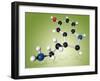 Serotonin Neurotransmitter Molecule-Miriam Maslo-Framed Photographic Print