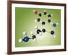 Serotonin Neurotransmitter Molecule-Miriam Maslo-Framed Photographic Print