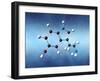 Serotonin Neurotransmitter Molecule-David Mack-Framed Photographic Print