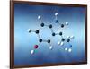 Serotonin Neurotransmitter Molecule-David Mack-Framed Photographic Print