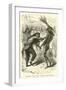 "Serpent and Beaver" Dance of the Indians-null-Framed Giclee Print