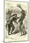 "Serpent and Beaver" Dance of the Indians-null-Mounted Giclee Print