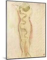 Serpent Et Eve-Auguste Rodin-Mounted Art Print