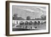 Serpentine Bridge-Thomas H Shepherd-Framed Art Print