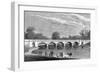 Serpentine Bridge-Thomas H Shepherd-Framed Art Print