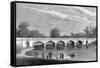Serpentine Bridge-Thomas H Shepherd-Framed Stretched Canvas