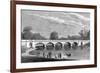 Serpentine Bridge-Thomas H Shepherd-Framed Premium Giclee Print