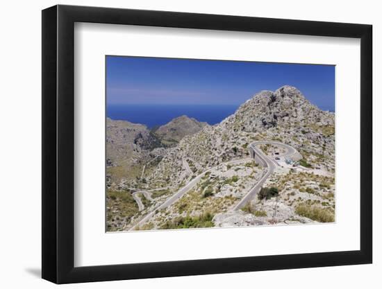 Serpentine Road to the Bay Cala De Sa Calobra-Markus Lange-Framed Photographic Print