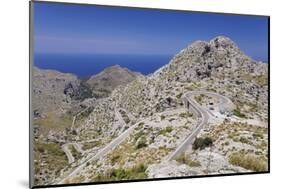 Serpentine Road to the Bay Cala De Sa Calobra-Markus Lange-Mounted Photographic Print