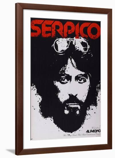 Serpico, Al Pacino, 1973-null-Framed Art Print