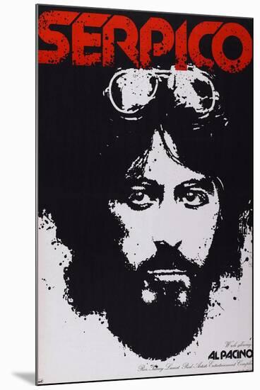 Serpico, Al Pacino, 1973-null-Mounted Art Print