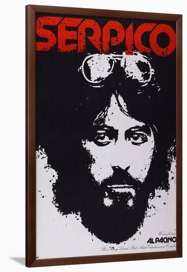 Serpico, Al Pacino, 1973-null-Framed Art Print