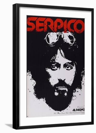 Serpico, Al Pacino, 1973-null-Framed Art Print