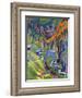 Sertig Path in Summer; Sertigweg Im Sommer, 1923-Ernst Ludwig Kirchner-Framed Giclee Print