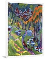 Sertig Path in Summer-Ernst Ludwig Kirchner-Framed Giclee Print