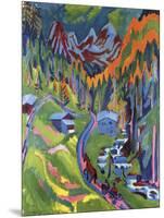 Sertig Path in Summer-Ernst Ludwig Kirchner-Mounted Giclee Print