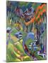 Sertig Path in Summer-Ernst Ludwig Kirchner-Mounted Giclee Print