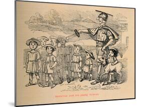 'Sertorius and his young Friends', 1852-John Leech-Mounted Giclee Print