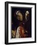 Servant Pouring Wine, Detail of Meeting of Drinkers-Nicolas Tournier-Framed Giclee Print