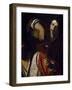 Servant Pouring Wine, Detail of Meeting of Drinkers-Nicolas Tournier-Framed Giclee Print