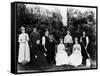 Servant Staff for an English Manor House Including Maids, Cooks, Groundskeepers Etc-null-Framed Stretched Canvas