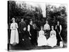 Servant Staff for an English Manor House Including Maids, Cooks, Groundskeepers Etc-null-Stretched Canvas