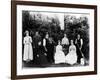 Servant Staff for an English Manor House Including Maids, Cooks, Groundskeepers Etc-null-Framed Photographic Print