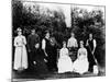 Servant Staff for an English Manor House Including Maids, Cooks, Groundskeepers Etc-null-Mounted Photographic Print