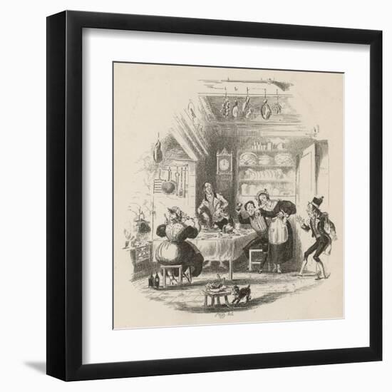 Servants' Hall-Hablot K Browne-Framed Art Print