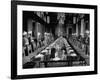 Servants of British Lord Archibald Wavell, Viceroy of India, in their Scarlet and Gold Uniforms-Margaret Bourke-White-Framed Photographic Print