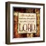 Serve The Lord-Jace Grey-Framed Art Print