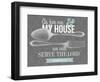 Serve The Lord-null-Framed Giclee Print