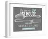 Serve The Lord-null-Framed Giclee Print