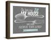 Serve The Lord-null-Framed Giclee Print