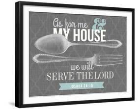 Serve The Lord-null-Framed Giclee Print
