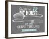 Serve The Lord-null-Framed Giclee Print