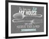 Serve The Lord-null-Framed Giclee Print