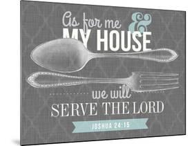 Serve The Lord-null-Mounted Giclee Print