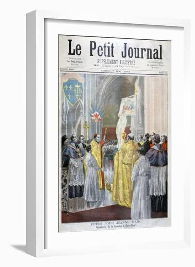 Service Commemorating Joan of Arc, Notre Dame, Paris, 1894-Oswaldo Tofani-Framed Giclee Print