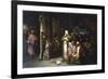 Service in the Synagogue During the Reading from the Torah, 1868-null-Framed Giclee Print